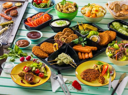 Vegetarisch Barbecue arrangement 